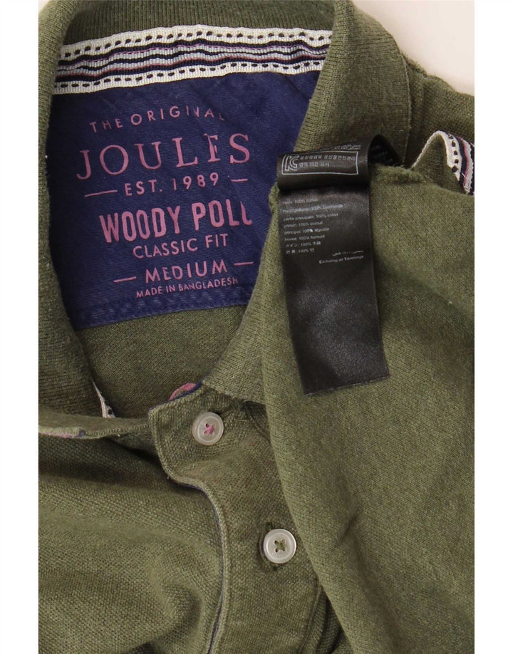 Joules Poloshirt med klassisk pasform til mænd Medium Khaki Bomuld