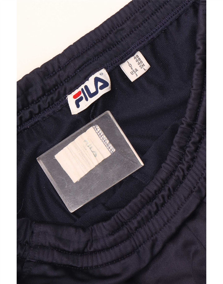 Fila Herre grafisk træningsdragt Bukser Medium Navy Blue Colourblock