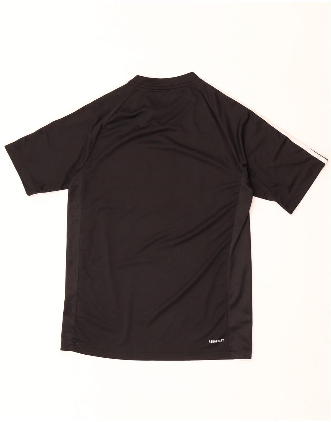 Adidas Herre Aeroready Grafisk T-Shirt Top Lille Sort Polyester