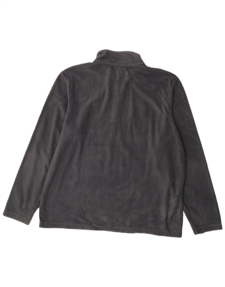 Eddie Bauer Fleece Jumper med lynlås til mænd XL Grå Polyester