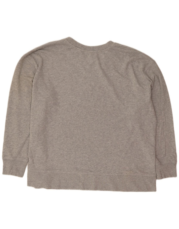 Levi's Grafisk Sweatshirt Jumper UK 20 2XL Grå Flecked Bomuld