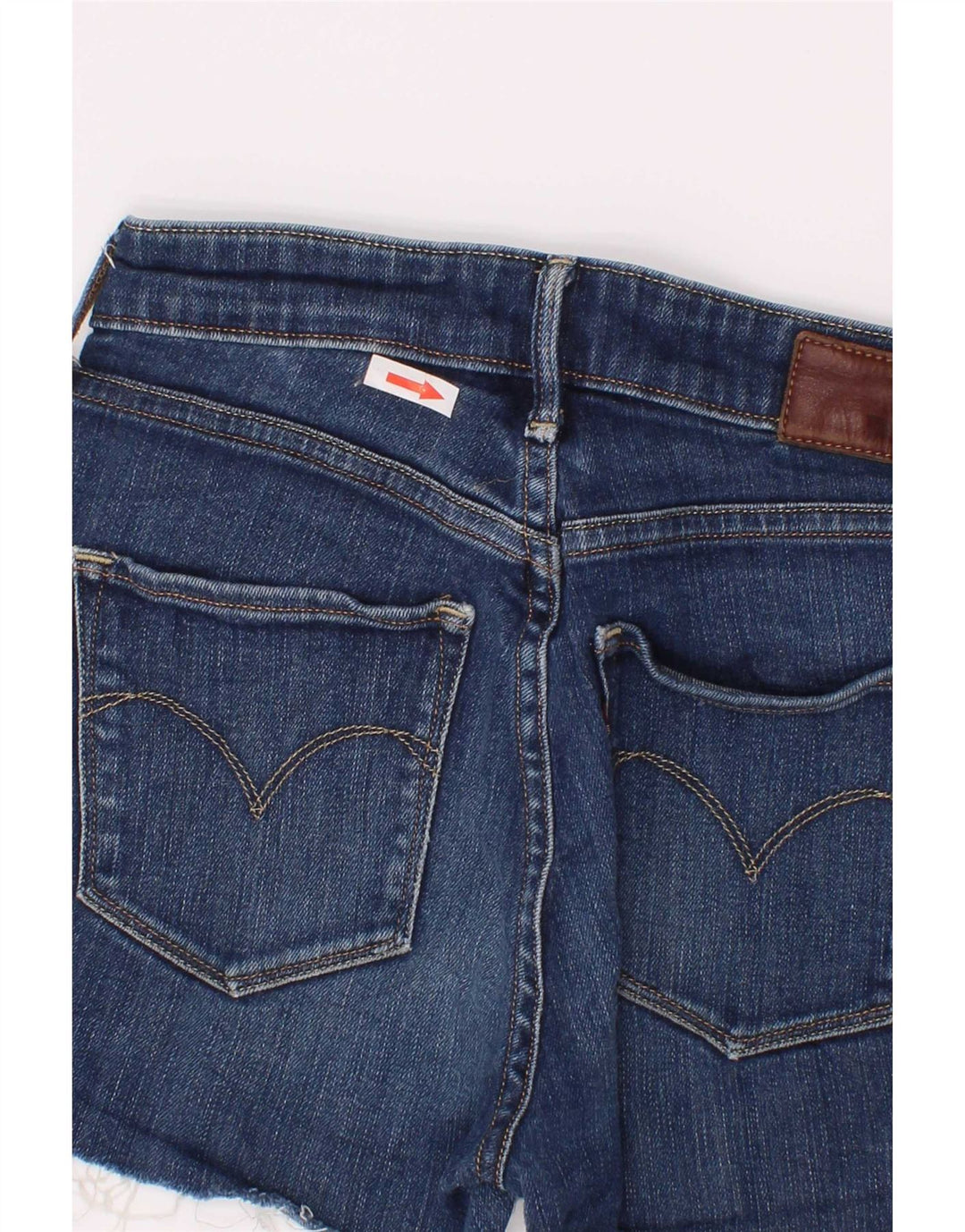Levi's denimshorts til kvinder W25 XS blå bomuld