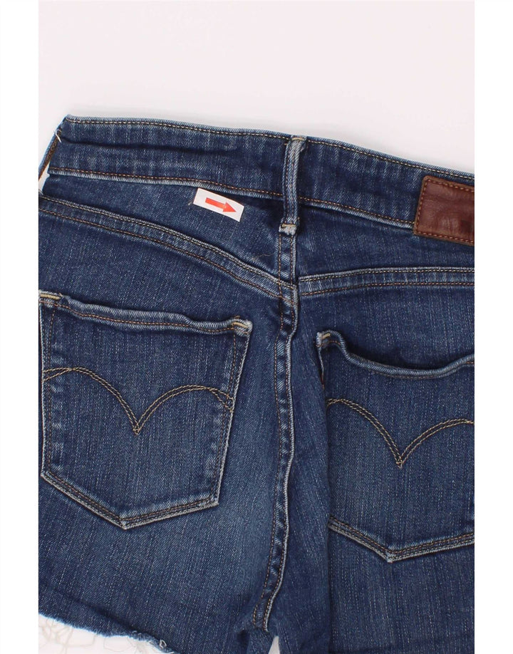 Levi's denimshorts til kvinder W25 XS blå bomuld