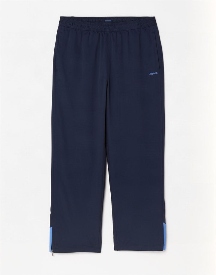 Reebok Herre grafisk træningsdragt Bukser XL Navy Blue Colourblock Polyester