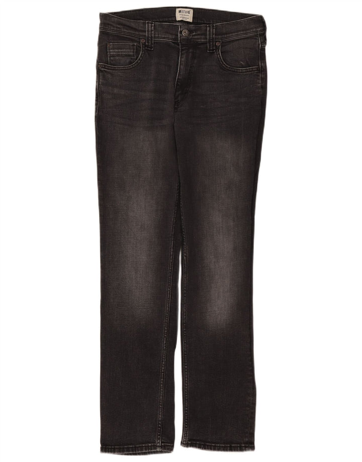 Mustang Herre Washington Straight Jeans W31 L32 Grå Bomuld