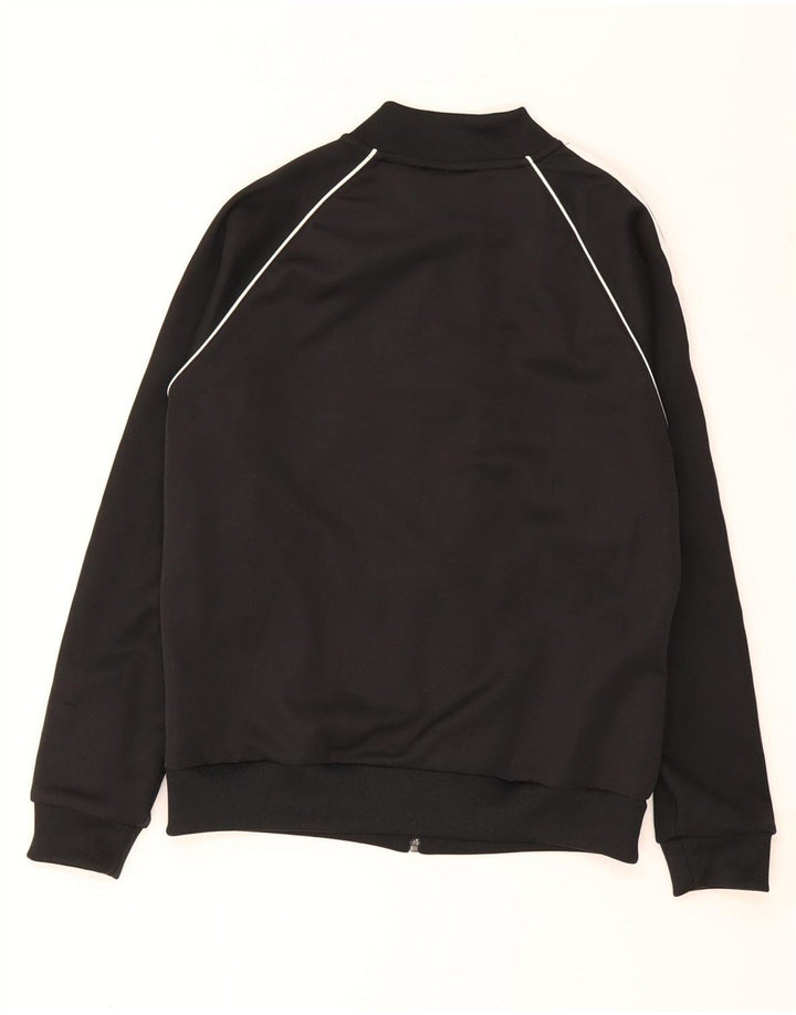 Adidas træningsdragt topjakke til kvinder UK 12 Medium Sort Polyester