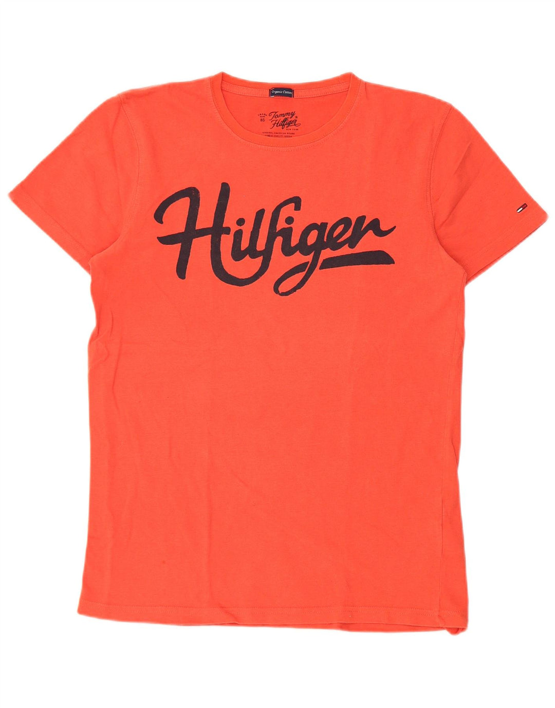 Tommy Hilfiger Herre Grafisk T-Shirt Top Medium Orange