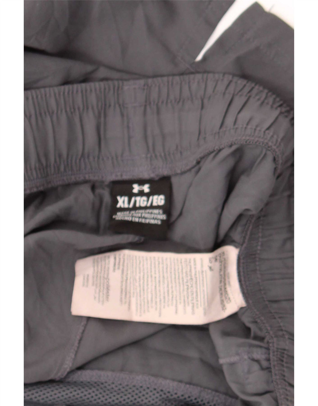 Under Armour Herre grafiske sportsshorts XL Grå polyester