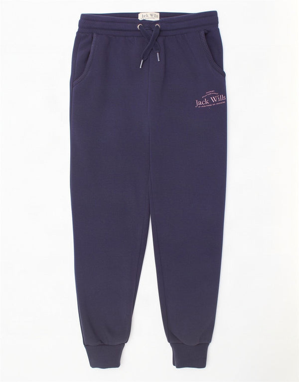 Jack Wills Piger Grafisk træningsdragt Bukser Joggers 8-9 år Marineblå
