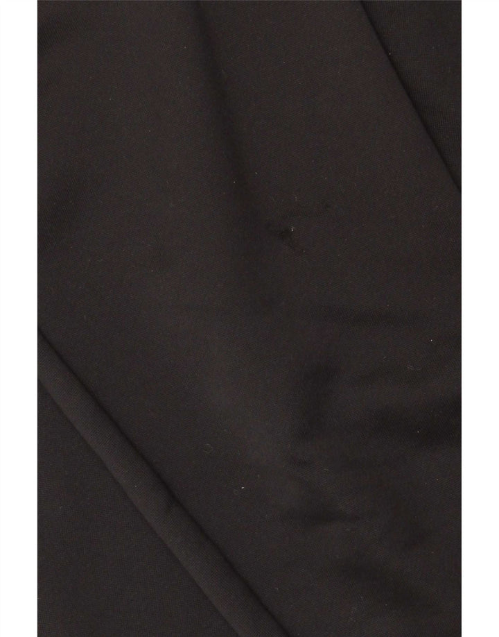 Adidas Herre Climalite Sweatshirt med lynlås, stor sort polyester