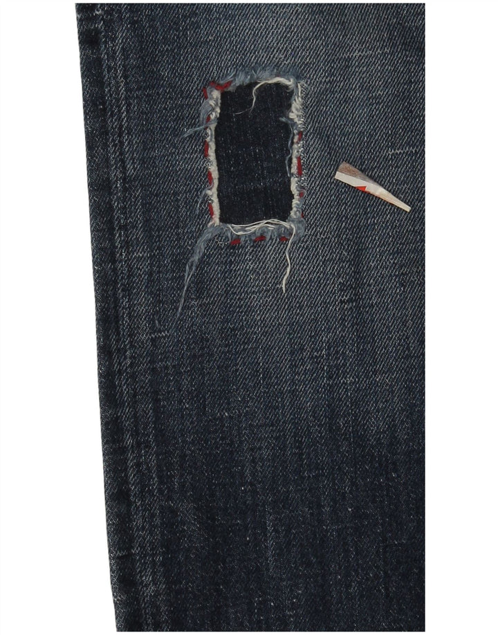 Armani Jeans Herre Regular Straight Jeans W33 L34 Marineblå Bomuld