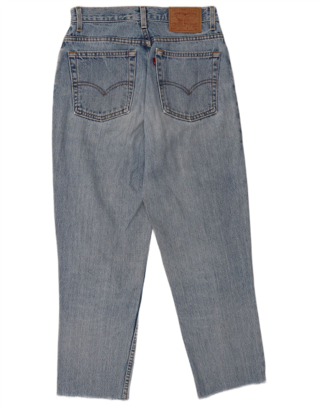 Levi's Womens 512 Tapered Slim Fit Cropped Jeans W28 L25 Blå