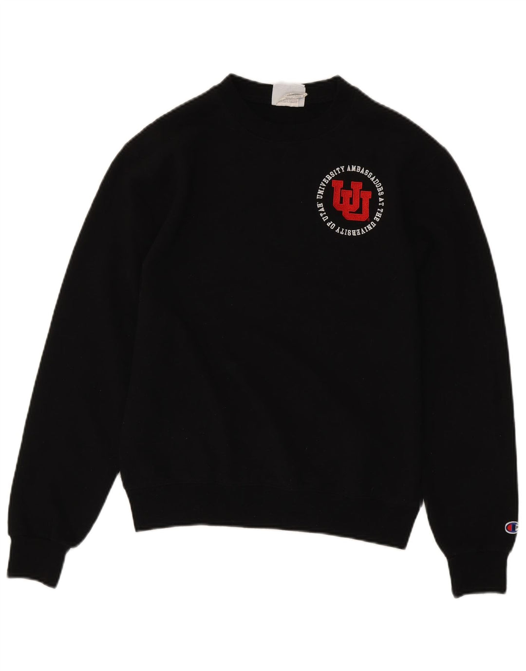 Champion Herre Grafisk Sweatshirt Jumper lille sort bomuld