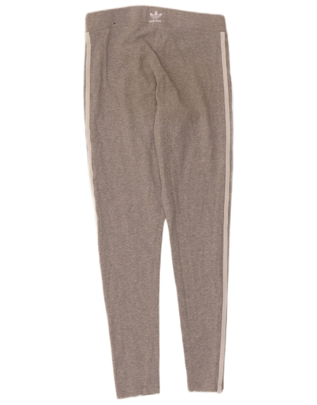 Adidas Dame Leggings UK 12/14 Medium Grey Bomuld