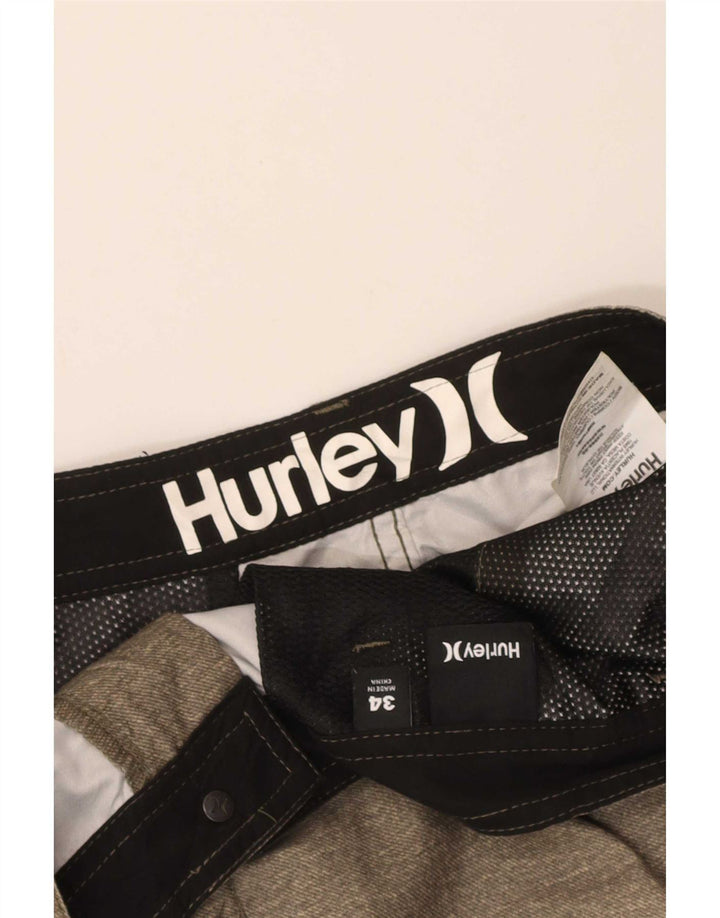 Hurley Herre Chino Shorts W34 Large Khaki Polyester