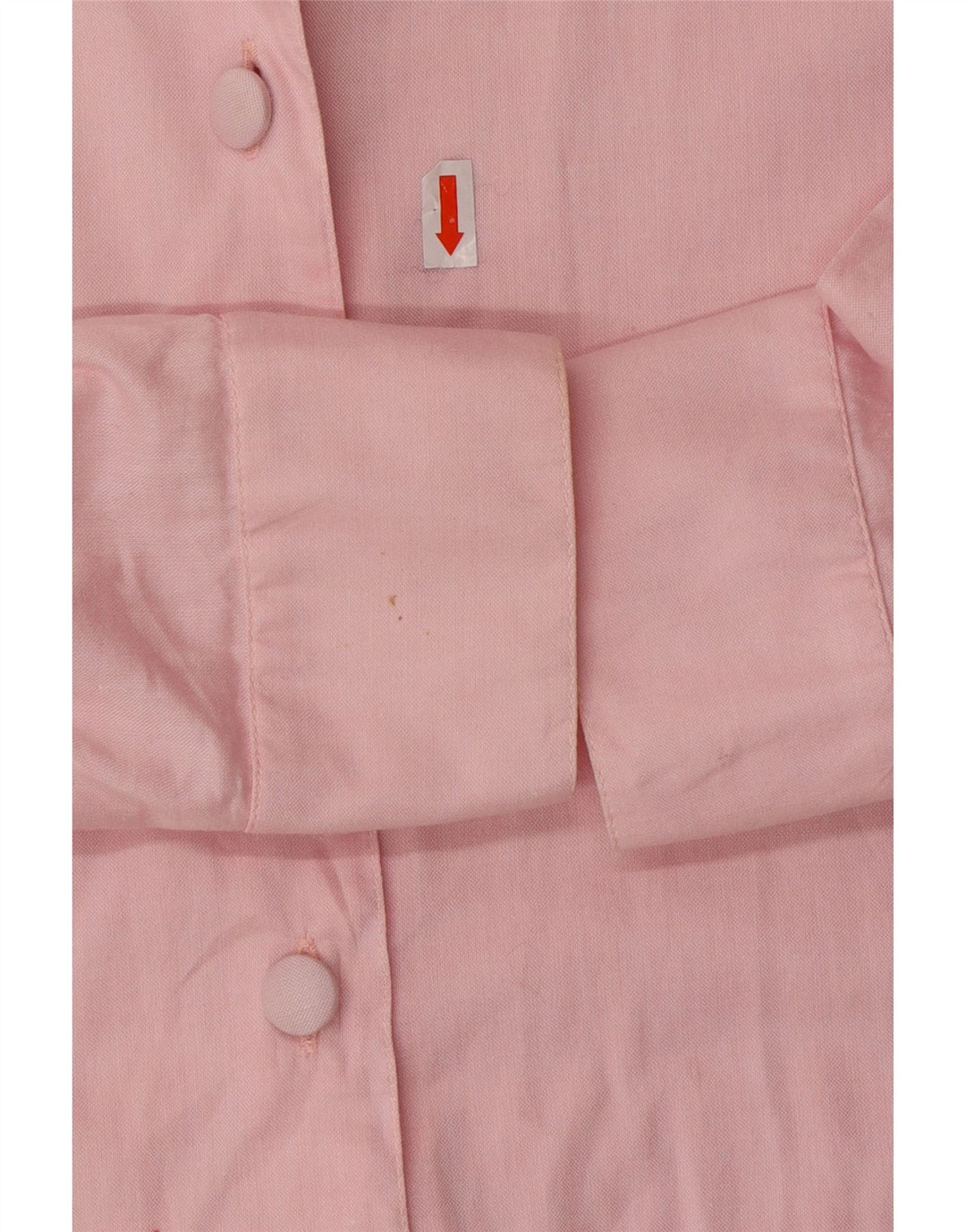 VINTAGE Womens Shirt UK 14 Medium Pink Cotton