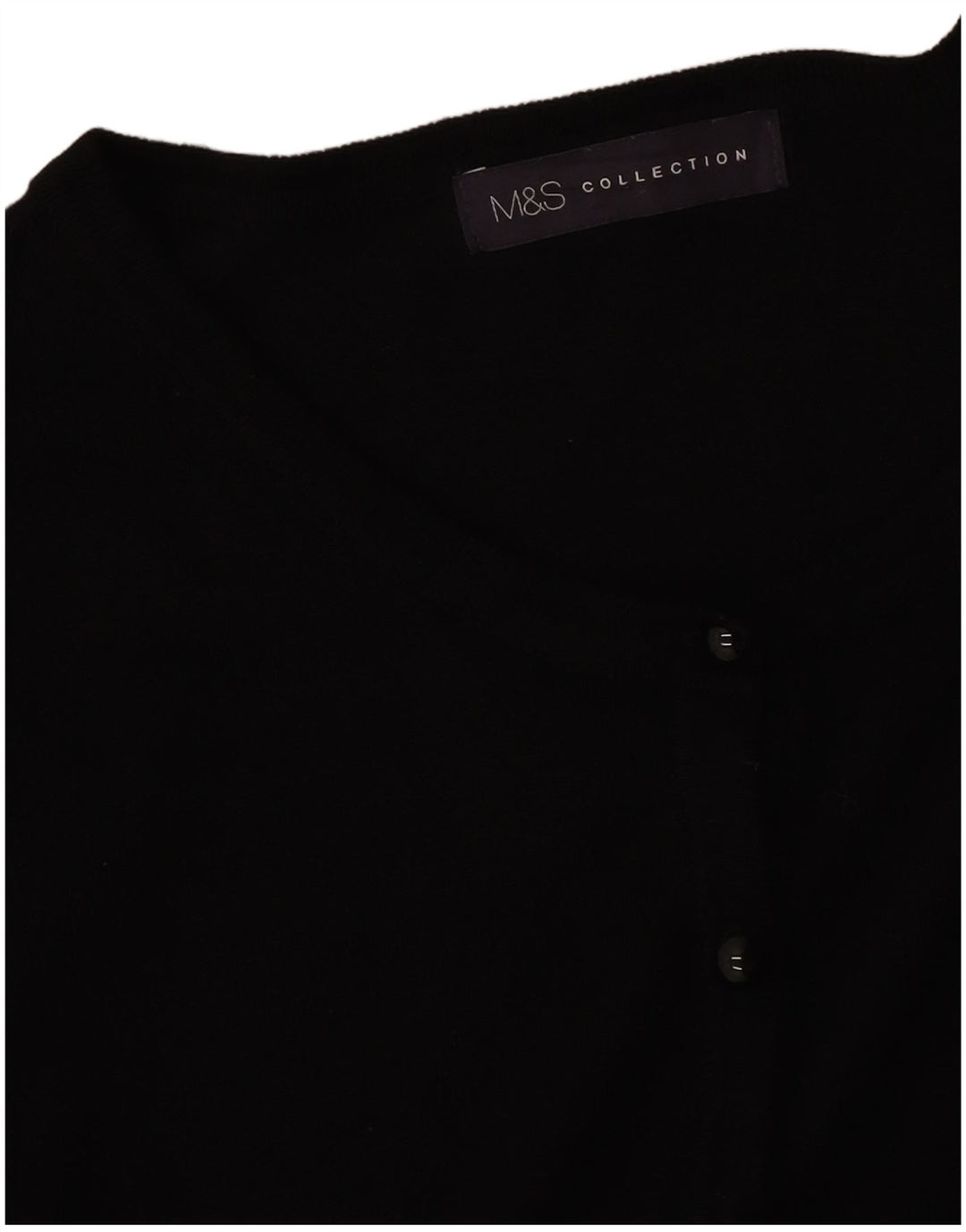 Marks & Spencer Dame Cardigan Sweater UK 14 Medium Black