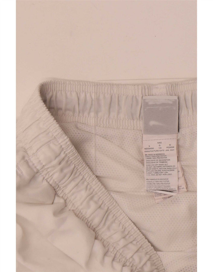 Nike Sportsshorts til mænd, store hvide polyester
