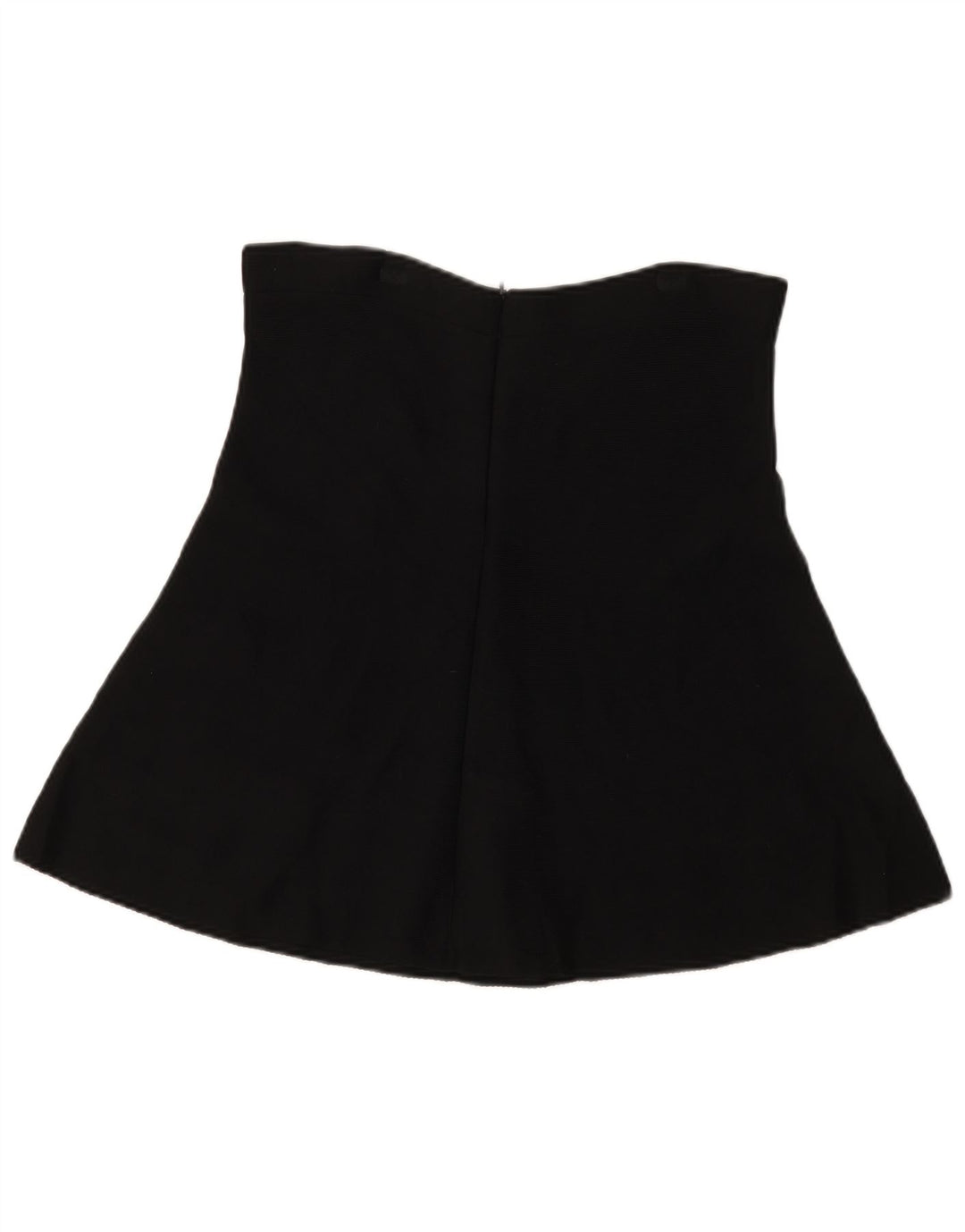 Zara A-line nederdel lille W26 sort viskose
