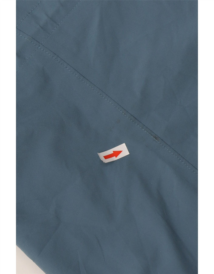MOUNTAIN UDSTYR Dame Regnjakke med hætte UK 14 Medium Blue Polyester