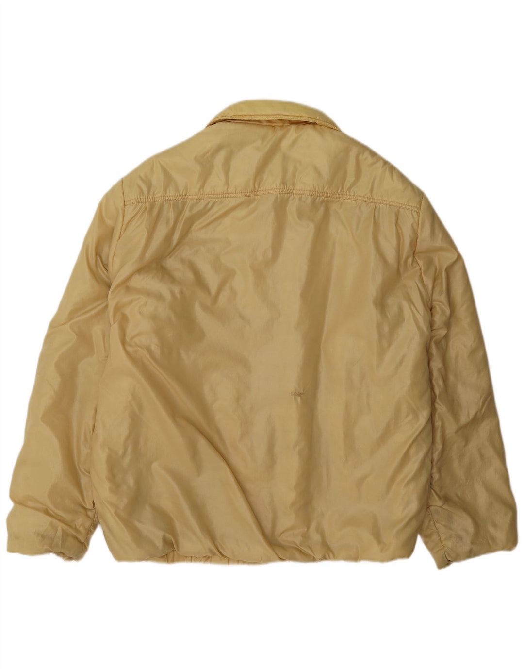 Vintage Herre Vendbar Bomber Jacket UK 36 Small Beige