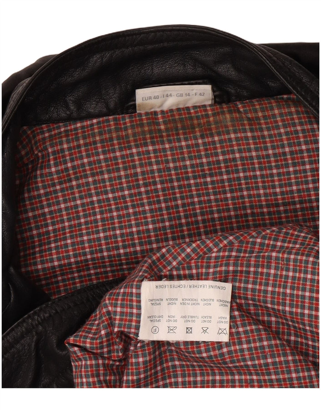 Street One Dame Hætte Læderjakke UK 14 Medium Sort Læder