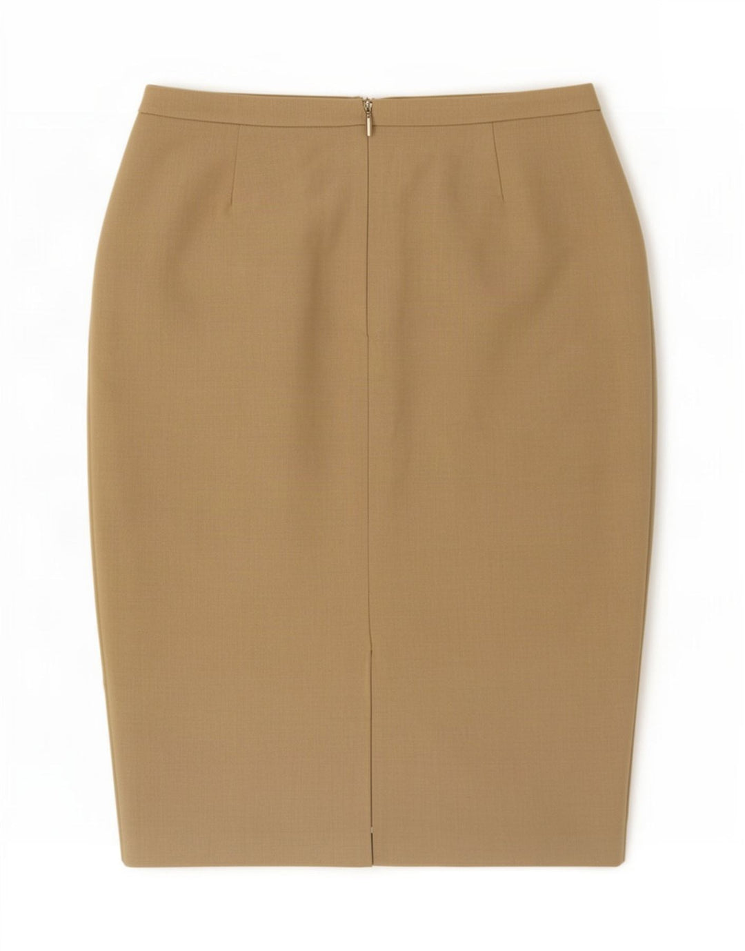 Marks & Spencer Pencil Nederdel til kvinder UK 14 Medium W30 L26 Beige Polyester