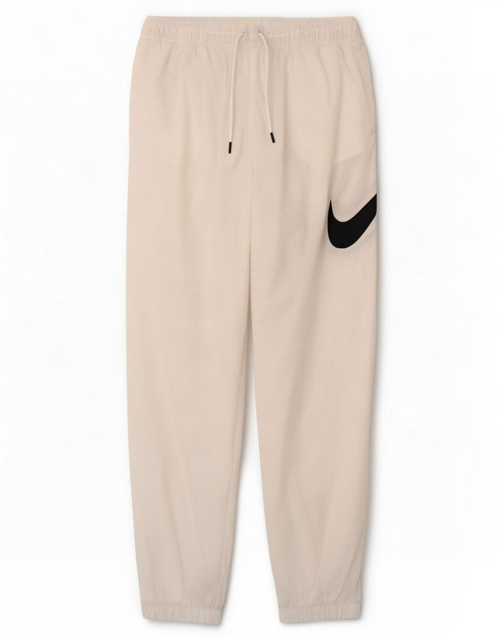 Nike Grafisk træningsdragtbukser til kvinder, joggere UK 12 Medium White
