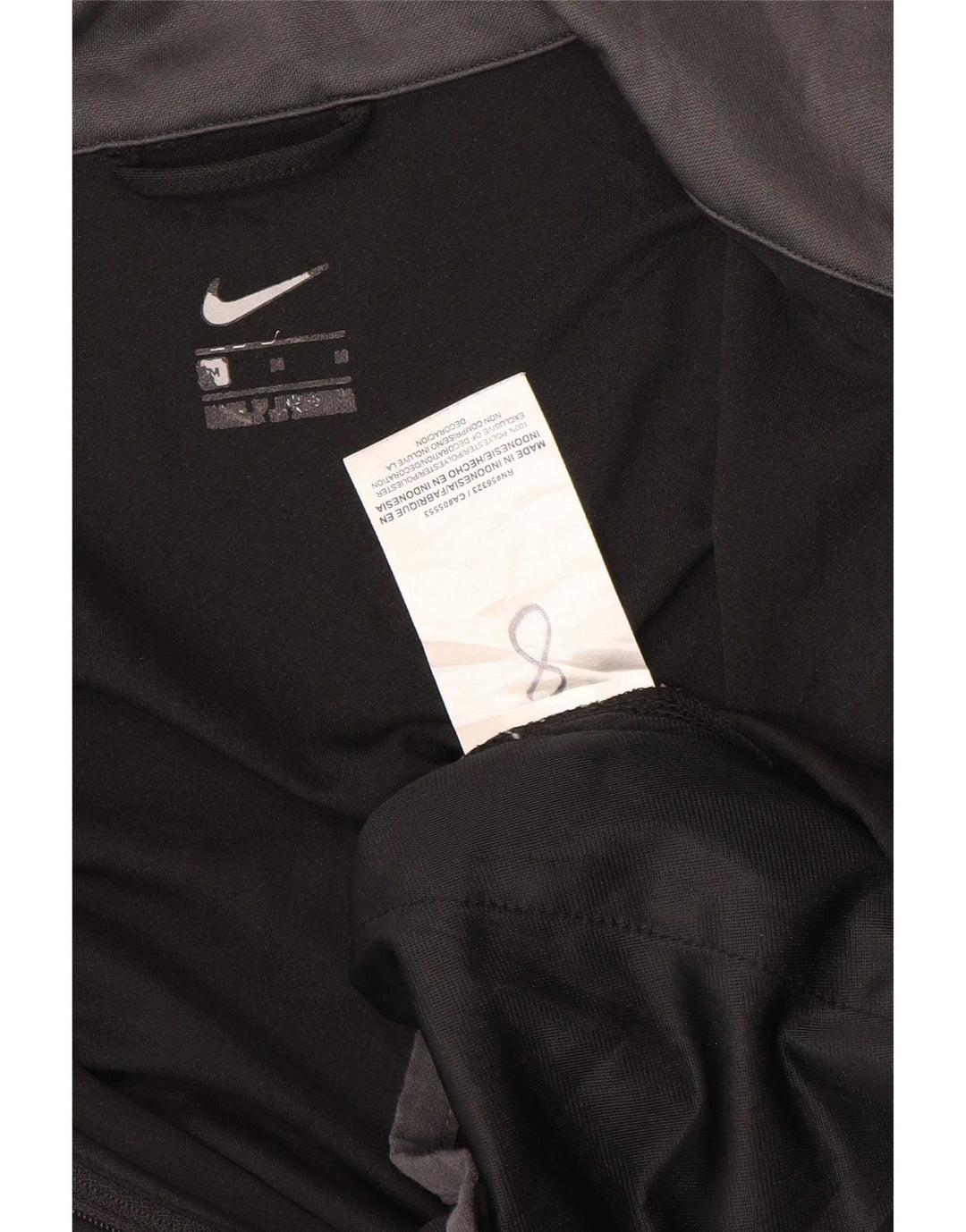 Nike Grafisk træningsdragt til mænd, topjakke Medium Sort Colourblock Polyester