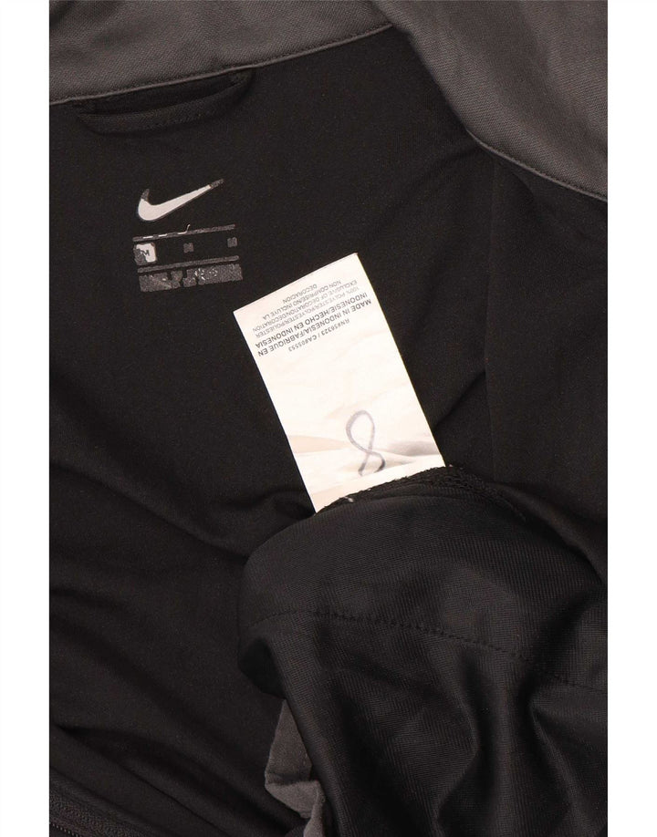 Nike Grafisk træningsdragt til mænd, topjakke Medium Sort Colourblock Polyester