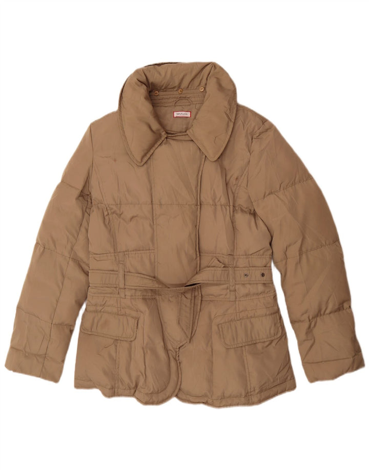 Max & Co. Polstret jakke til kvinder UK 12 Medium Beige Polyester Classic