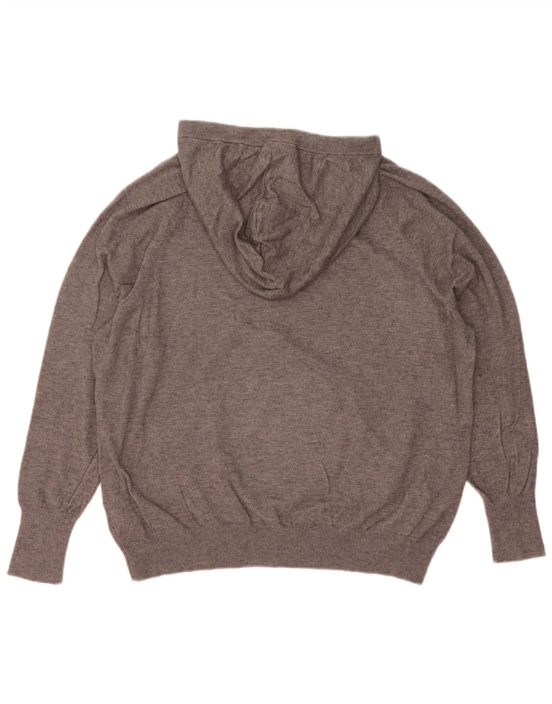 Oasis Dame Hættetrøje UK 14 Medium Grey Flecked Viscose