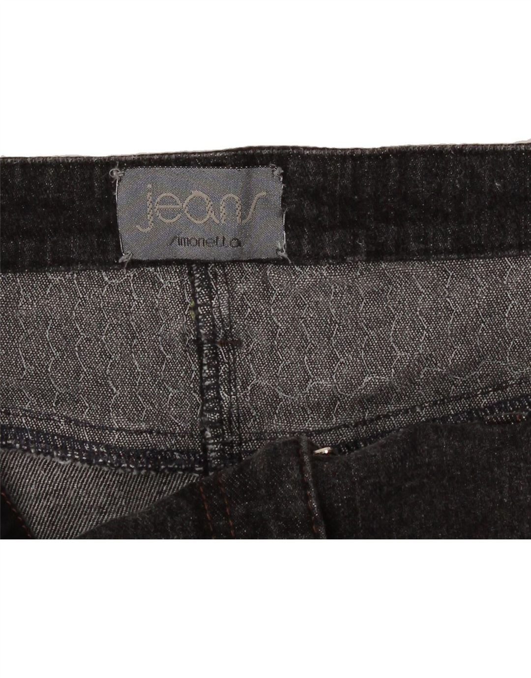 VINTAGE Womens Denim Skirt W28 Medium Grey Vintage Vintage and Second-Hand Vintage from Messina Hembry 