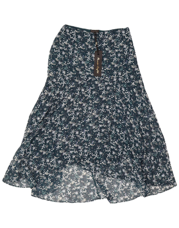 Phase Eight Dame Midi Skirt UK 10 Small W27 Green Floral Bohemian