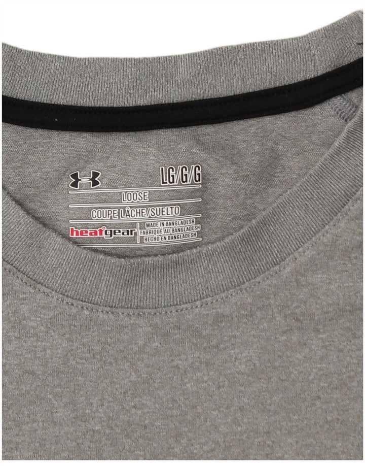 UNDER ARMOUR Herre T-Shirt Top Stor Grå