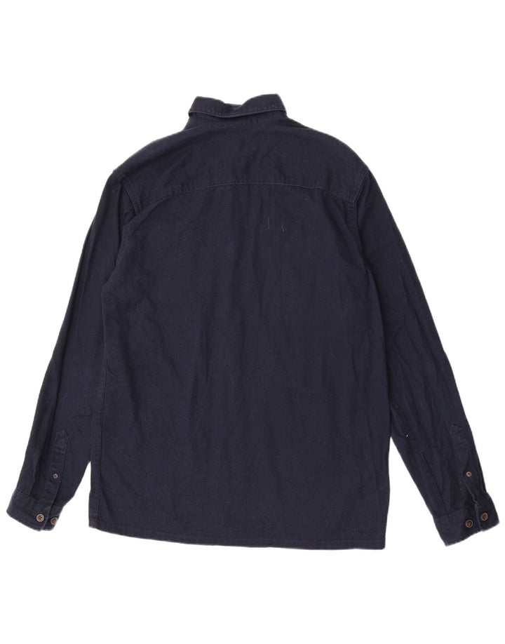 Jack & Jones Denimskjorte til mænd, lille marineblå bomuld