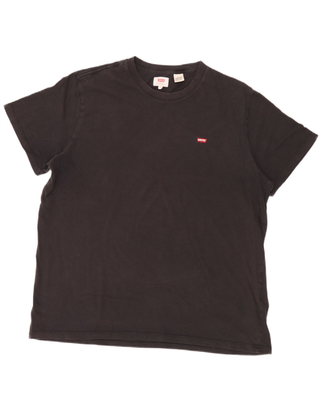 Levi's Herre T-Shirt Top 2XL Sort Bomuld