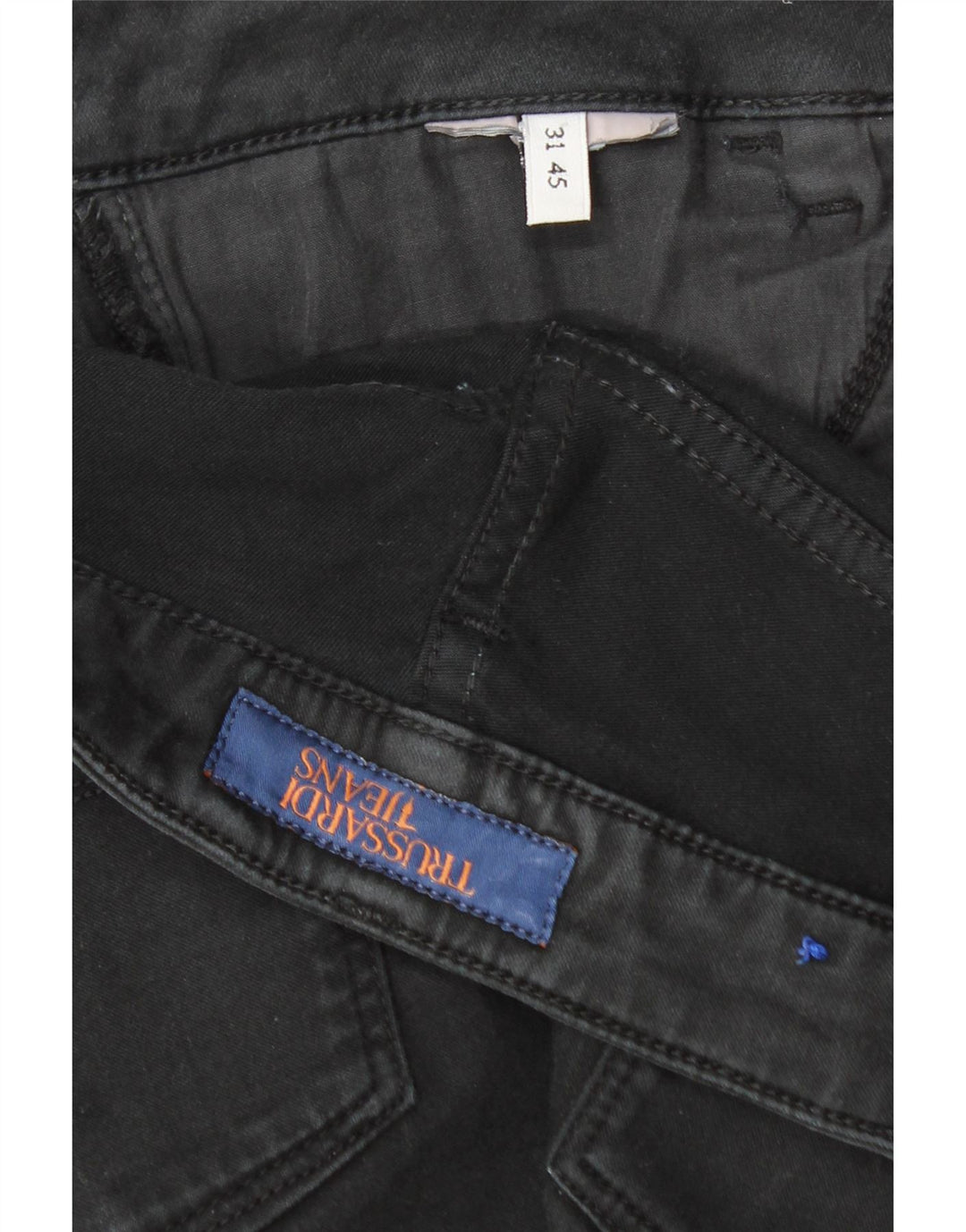 Trussardi Herre Slim Casual Bukser W31 L27 Sort