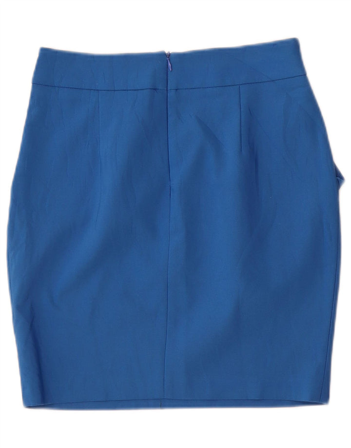 Zara Mini-nederdel til kvinder, lille W26 blå polyester