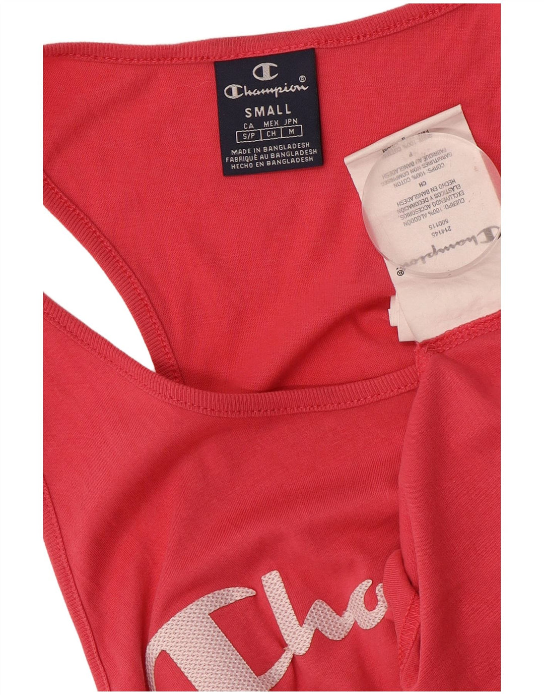 CHAMPION Herre Grafisk Vest Top Lille Pink Bomuld