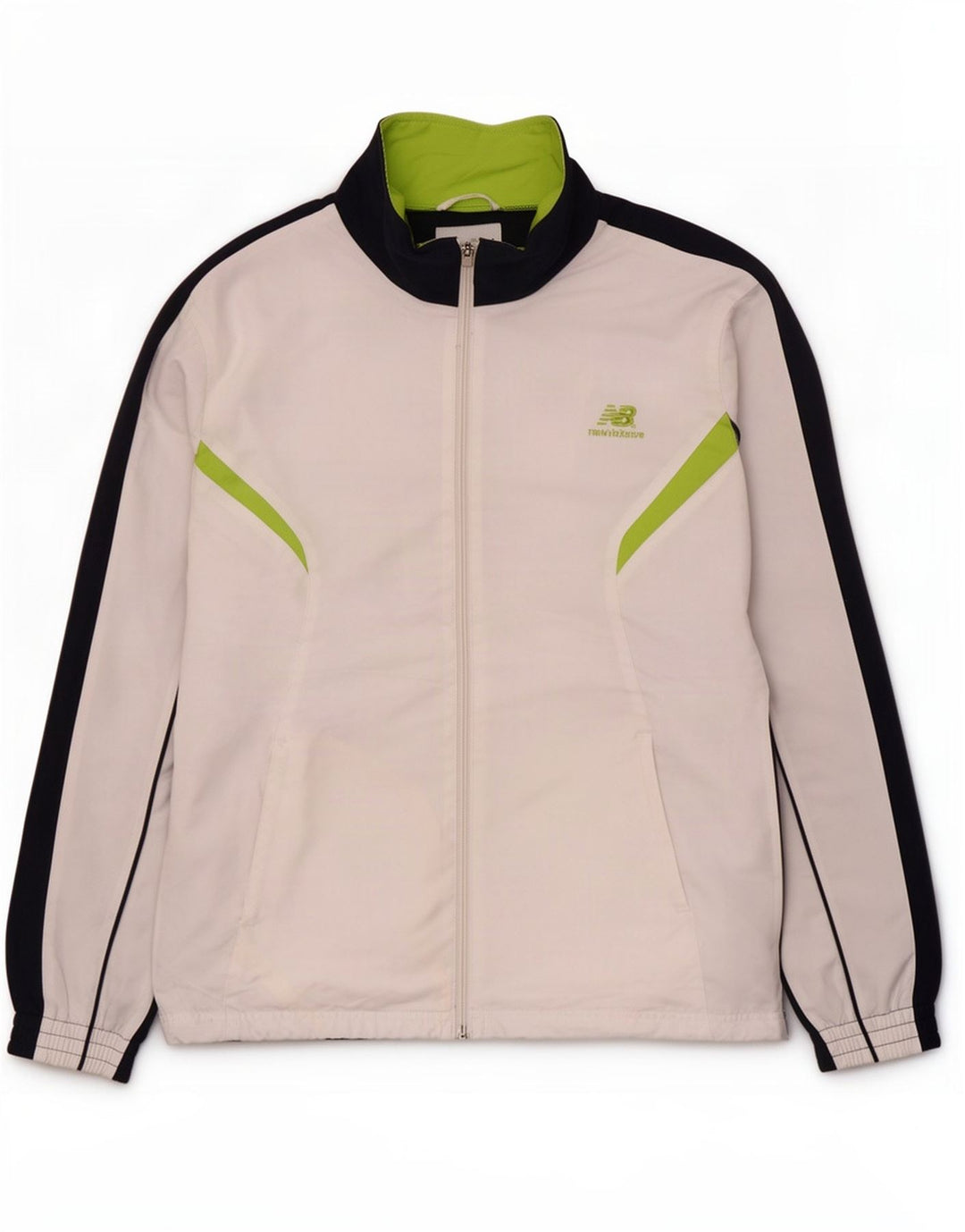 New Balance Træningsdragt til mænd Topjakke XL Hvid Colourblock Polyester