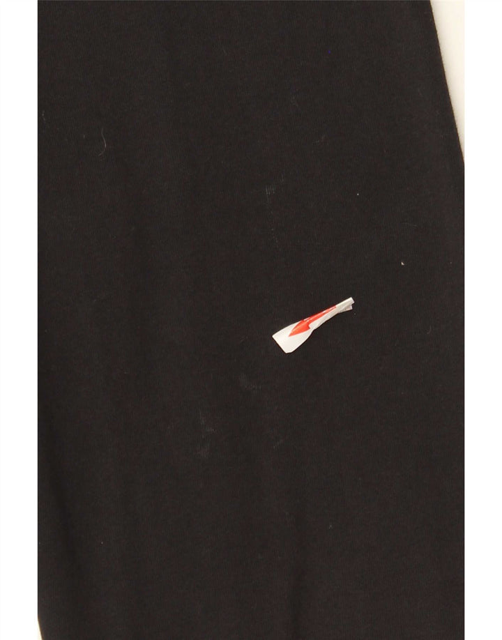 Nike Dame Grafiske Leggings UK 12 Medium Sort Bomuld