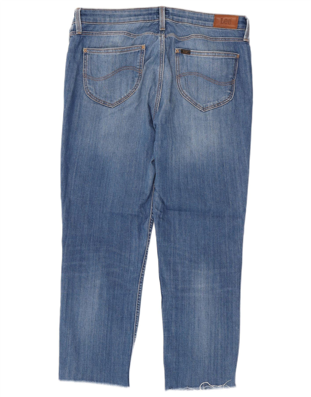 Lee Dame Scarlett Cropped Jeans W33 L25 Blå Bomuld