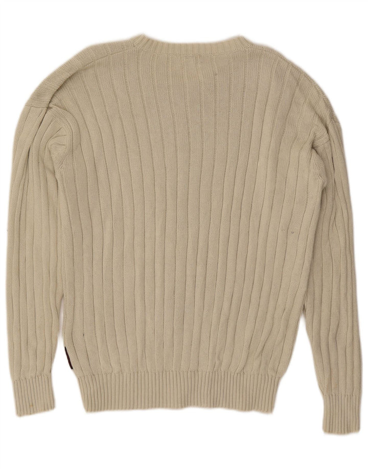 Kappa Herre V-hals sweater XL Beige Bomuld