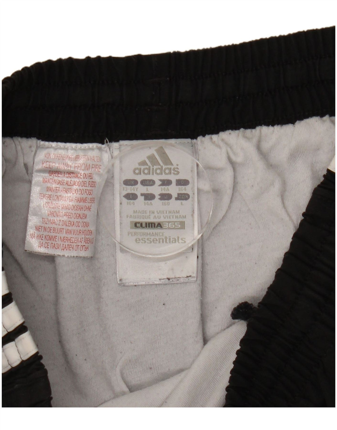 Adidas Boys Clima 365 Sportshorts 13-14 år Sort polyester