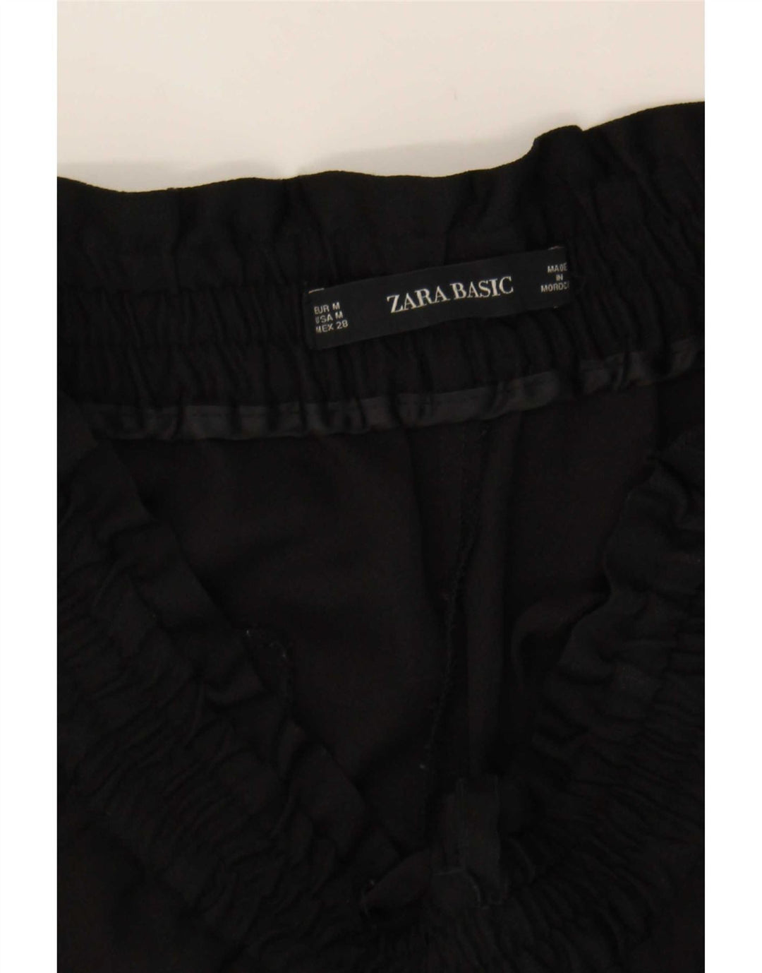 Zara Træningsdragtsbukser til kvinder UK 12 Medium Sort Colourblock