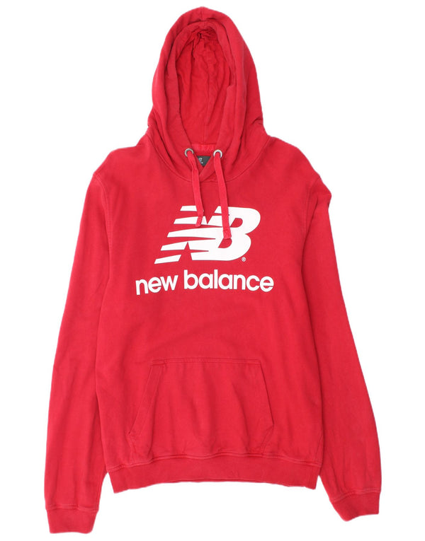 New Balance Herre grafisk hættetrøje XL rød bomuld