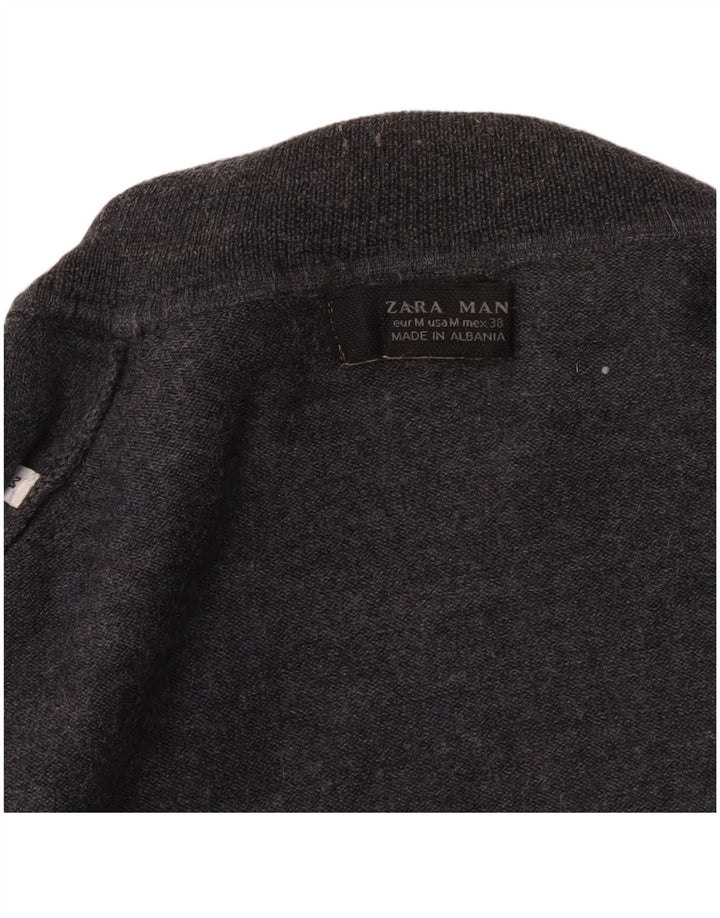 Zara Herre rullehals sweater mellemgrå