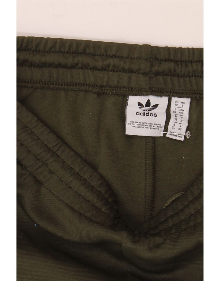 ADIDAS Womens Tracksuit Trousers UK 10 Small Khaki Polyester Vintage Adidas and Second-Hand Adidas from Messina Hembry 