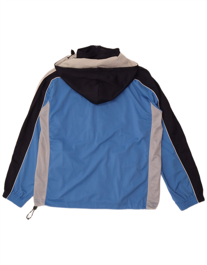 Champion Træningsdragt med hætte til mænd Topjakke XL Blå Colourblock Polyester